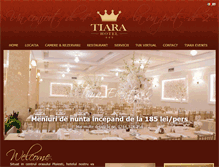 Tablet Screenshot of hoteltiara.ro